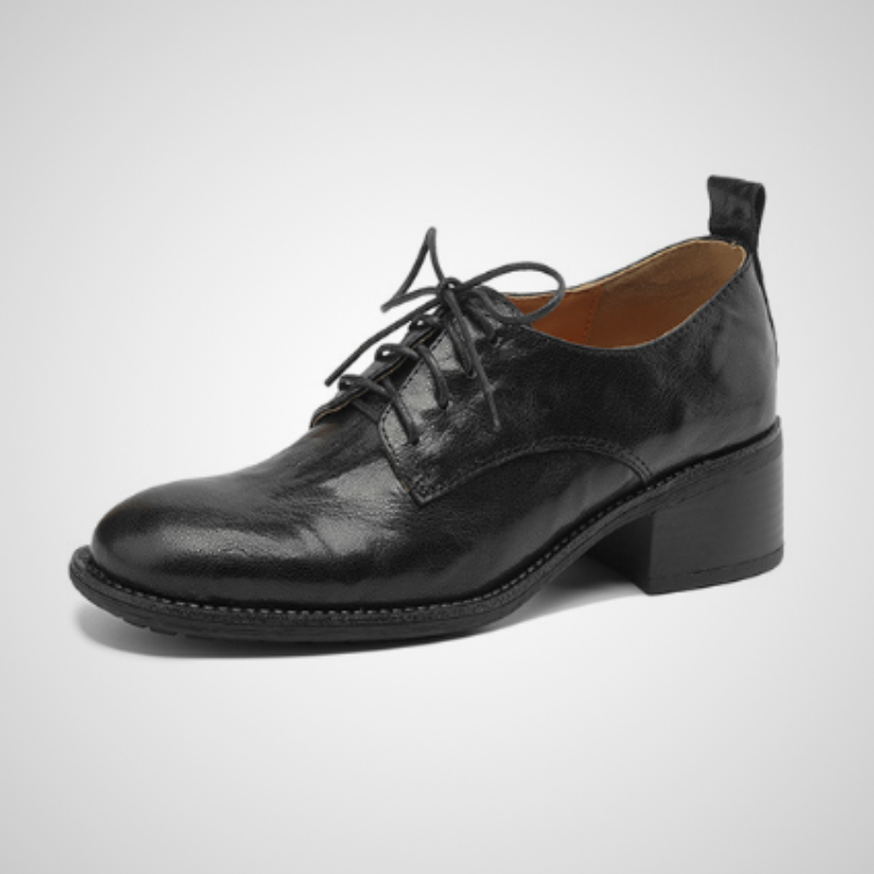 Round Toe Derby Shoes