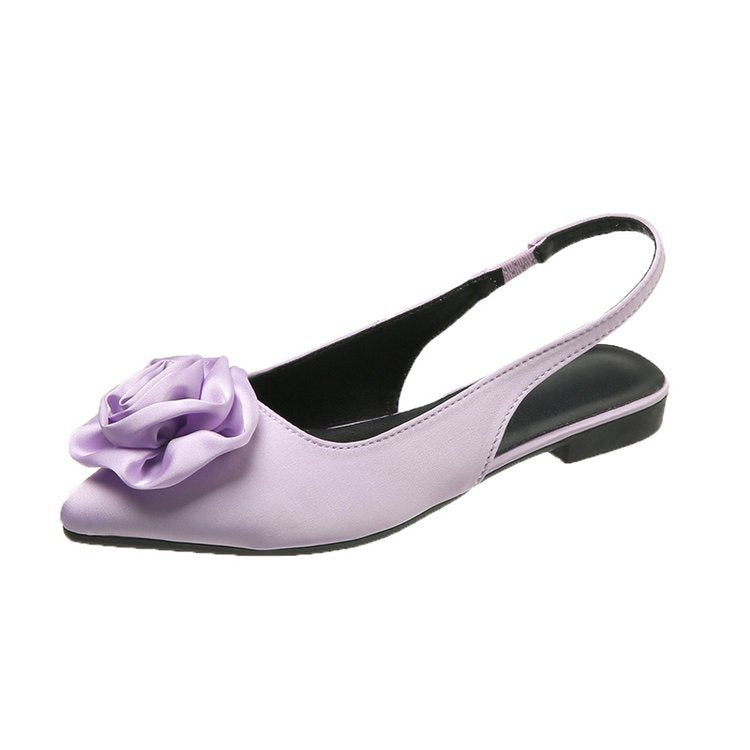 Pointed Toe Slingback Sandals