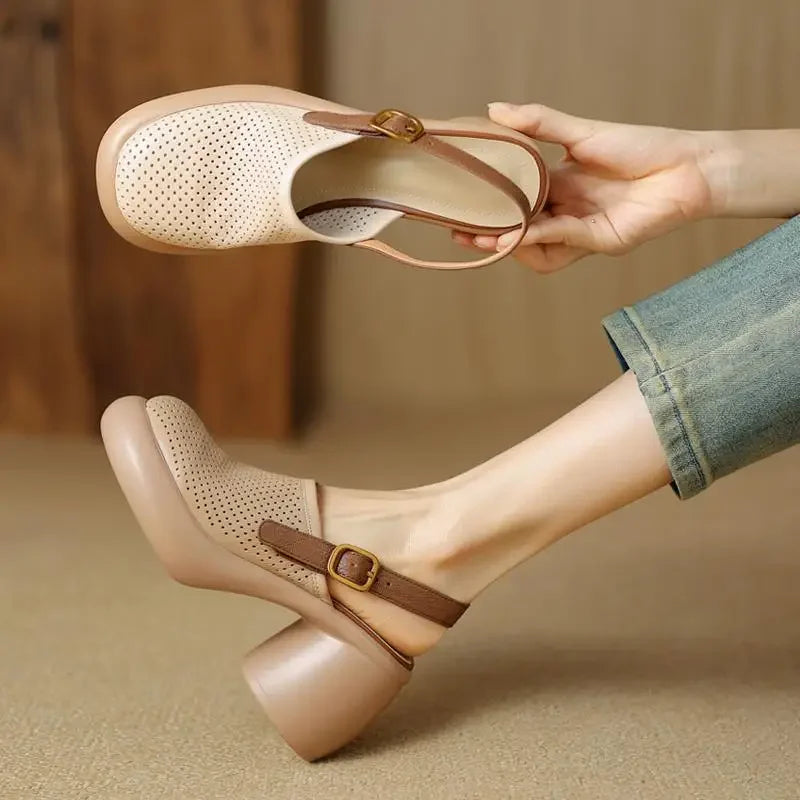 Hollow out Platform Sandals