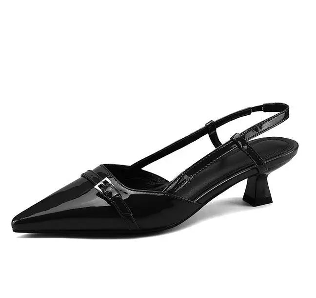 Patent Slingback Pumps