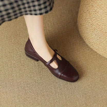 Buckle Flat Shoes