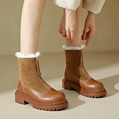 Zipped Ankle Boots