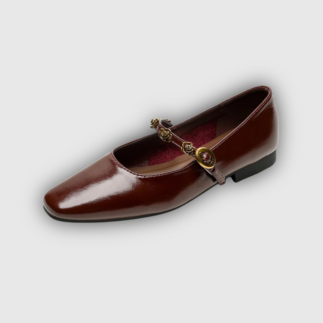 Mary Jane Flat Slip-On Shoes
