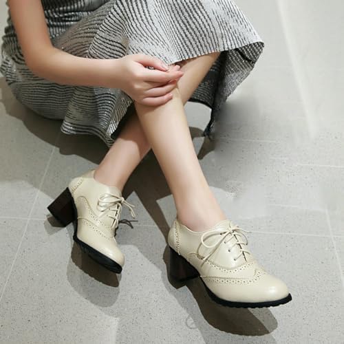 Heeled Brogue Shoes