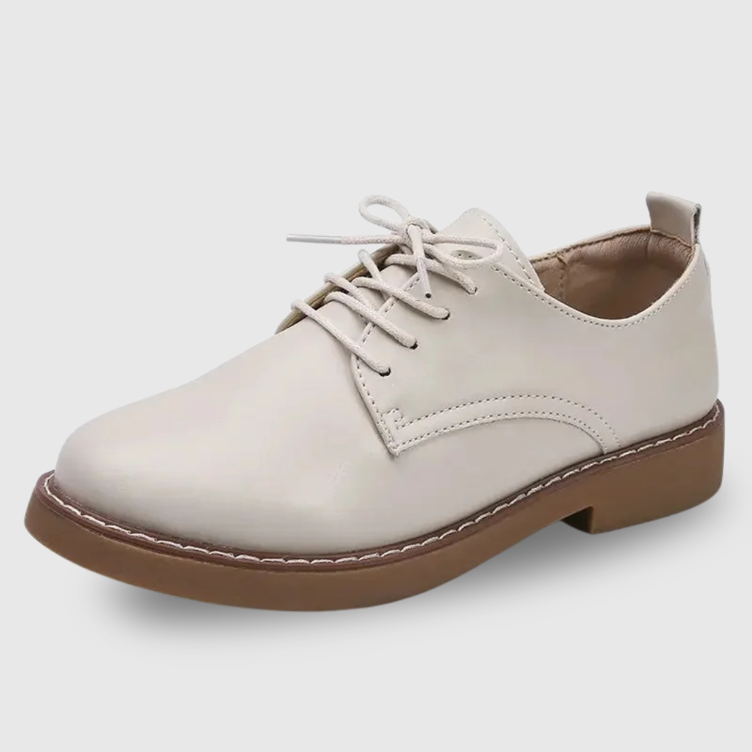 Low-Heel Derby Work Shoes