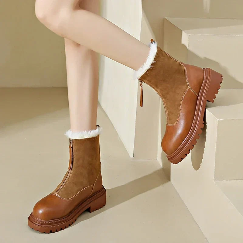 Zipped Ankle Boots