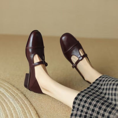 Buckle Flat Shoes