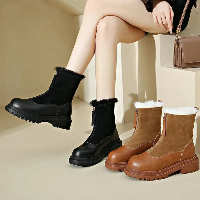 Zipped Ankle Boots