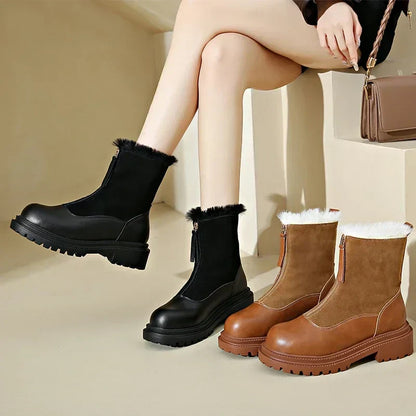 Zipped Ankle Boots
