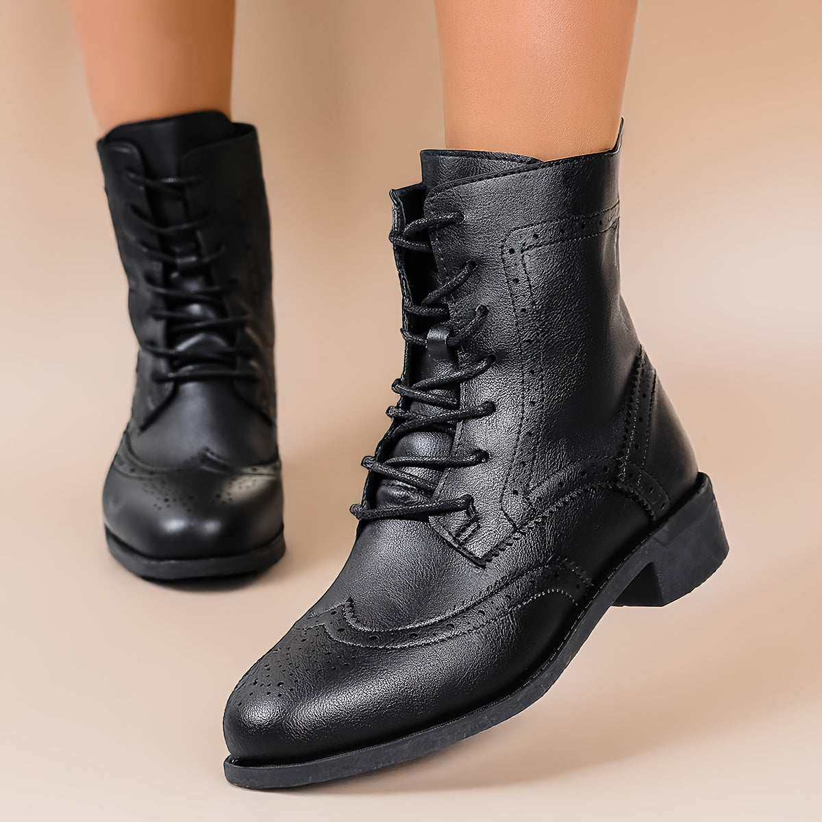 Women's Elegant Brown Ankle Boots