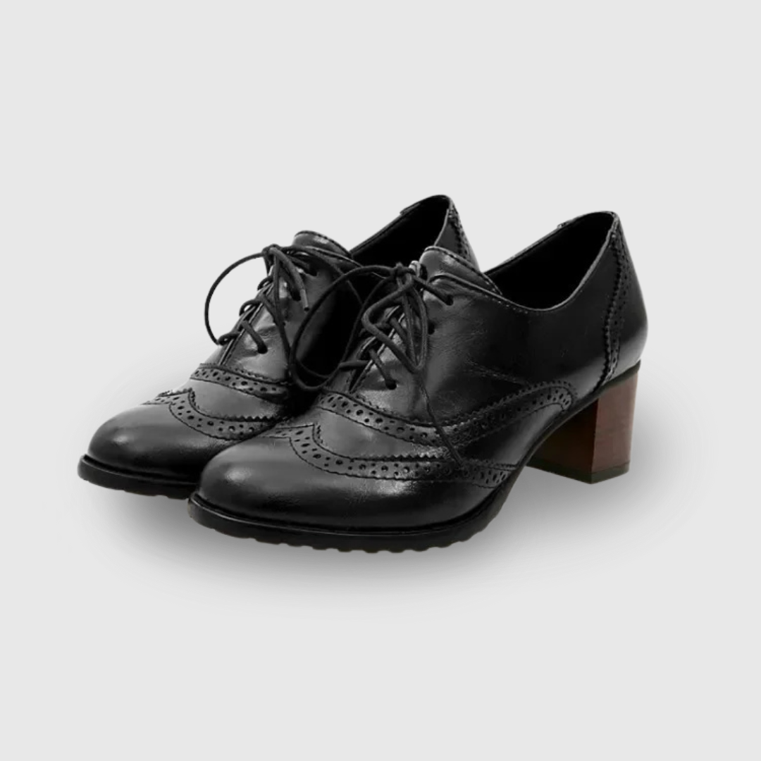 Heeled Brogue Shoes