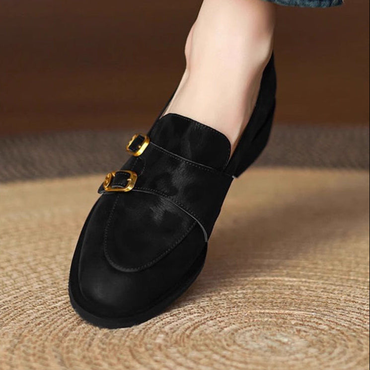 Buckle Penny Loafers