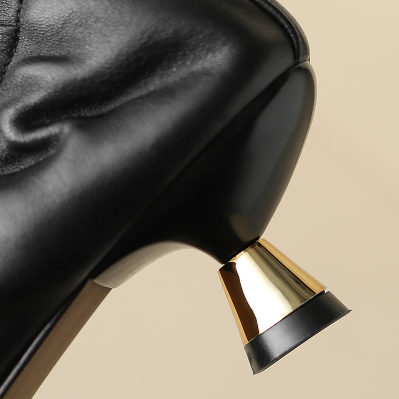 Cone-Heel Pointed-Toe Pumps