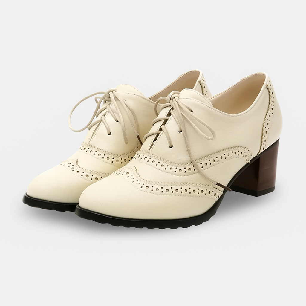 Heeled Brogue Shoes
