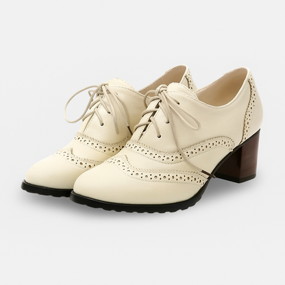 Heeled Brogue Shoes