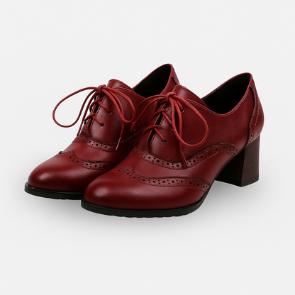Heeled Brogue Shoes