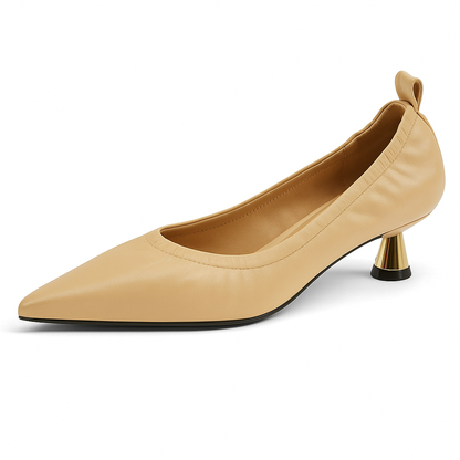 Cone-Heel Pointed-Toe Pumps
