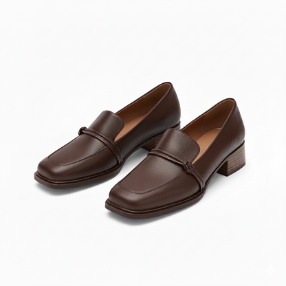 Square Toe Retro Loafers