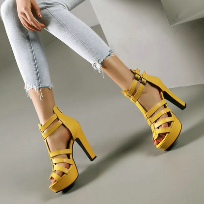 Gladiator-Style Platform Sandals
