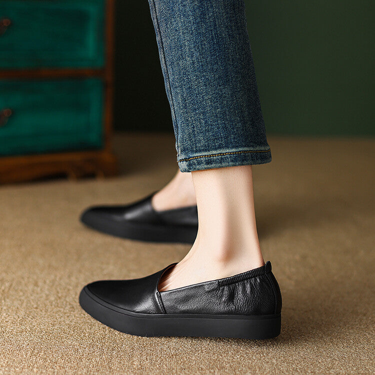Classic Pointed Toe Loafers
