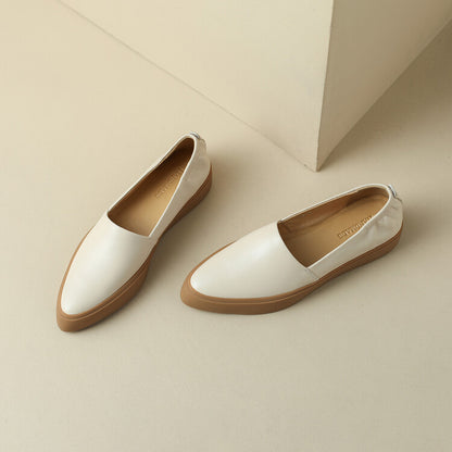 Classic Pointed Toe Loafers