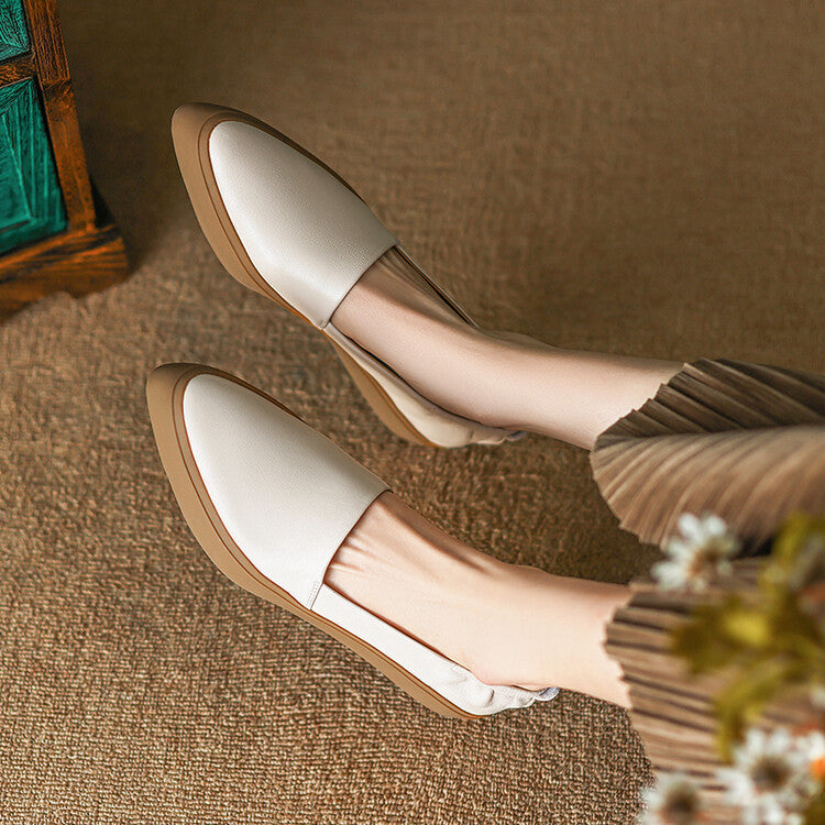 Classic Pointed Toe Loafers