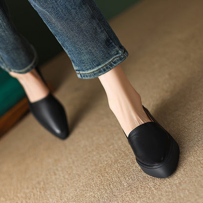 Classic Pointed Toe Loafers