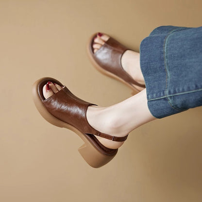 Chunky Heels Sandals