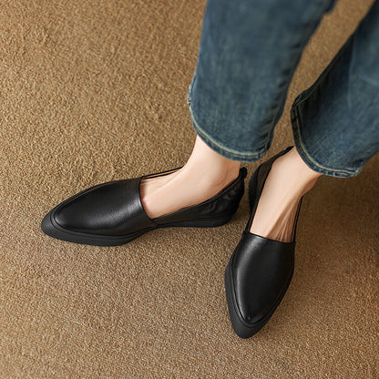Classic Pointed Toe Loafers