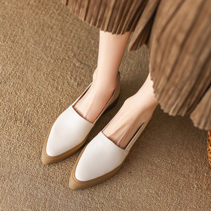 Classic Pointed Toe Loafers