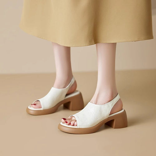 Chunky Heels Sandals