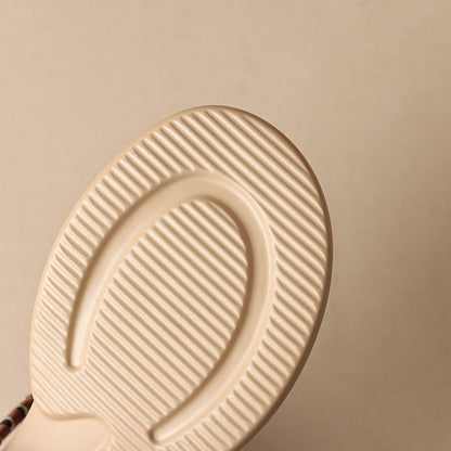 Pearl Accent Scarf Sandals