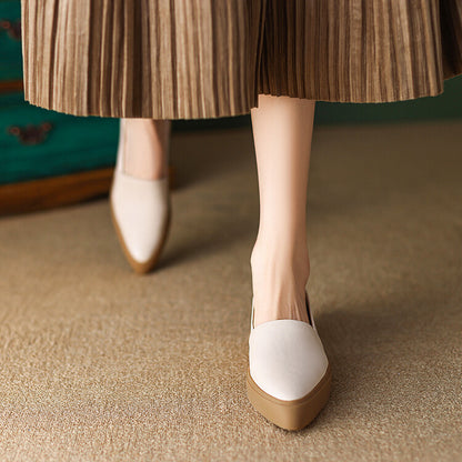 Classic Pointed Toe Loafers