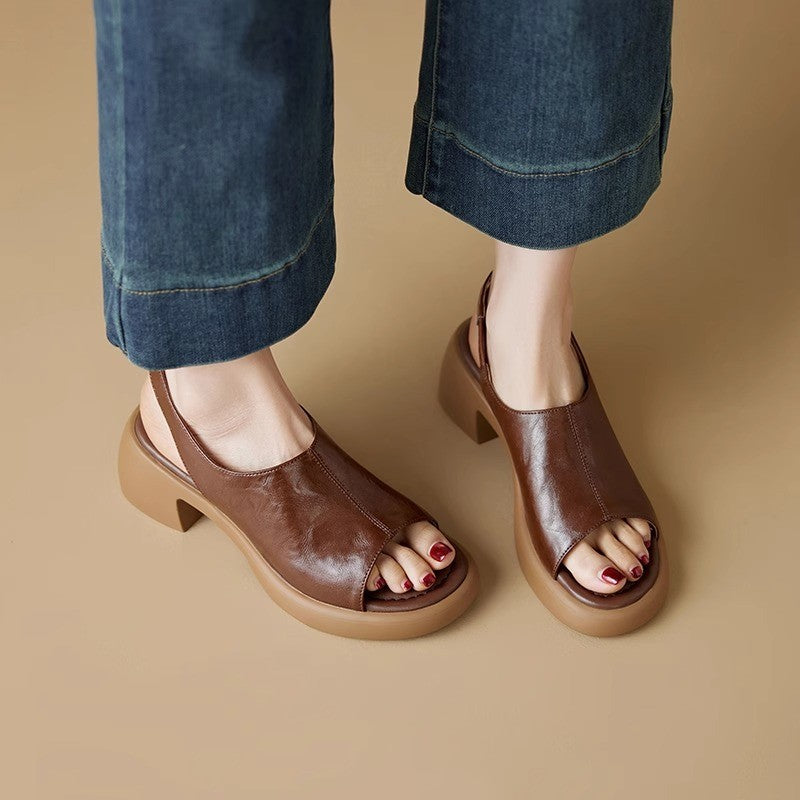 Chunky Heels Sandals