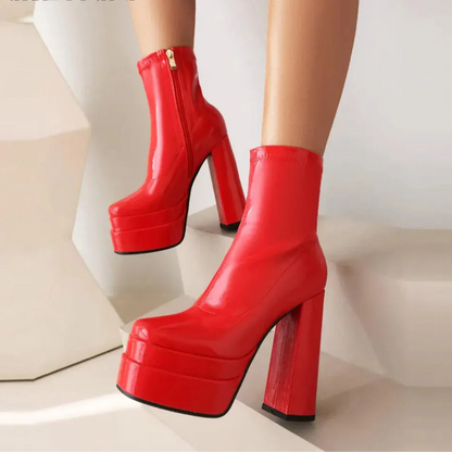 Skyline Platform Ankle Boots