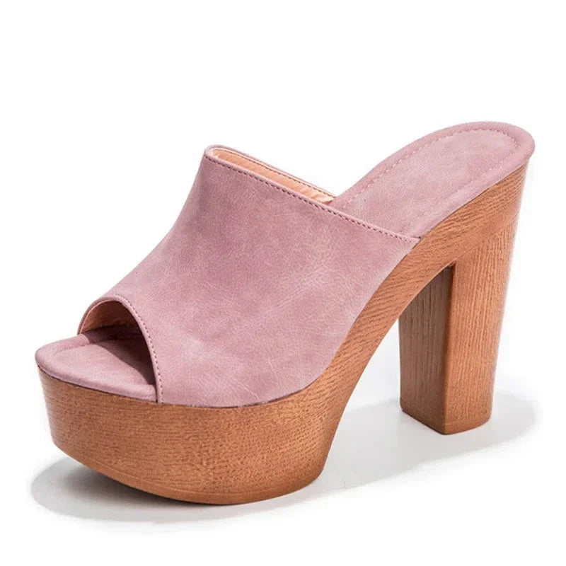 European Platform Sandals