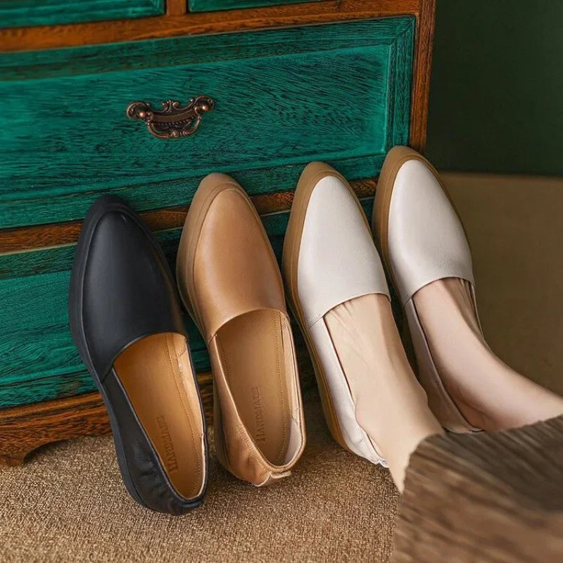 Classic Pointed Toe Loafers