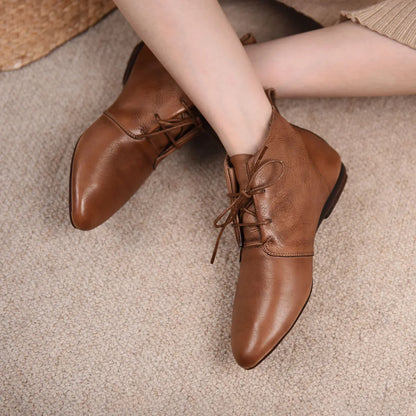 Ankle Boots Lace Up Shoes