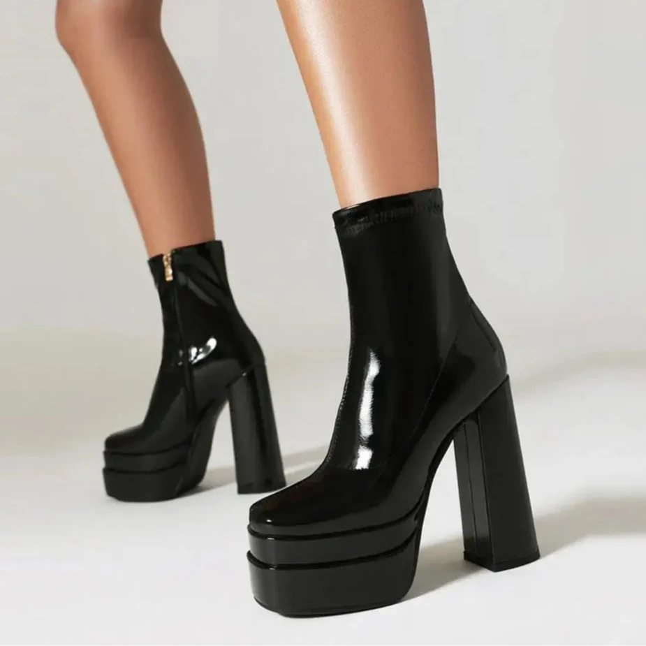 Skyline Platform Ankle Boots