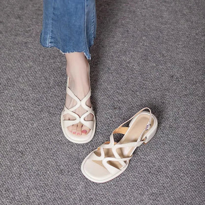 Narrow Band Dress Sandals