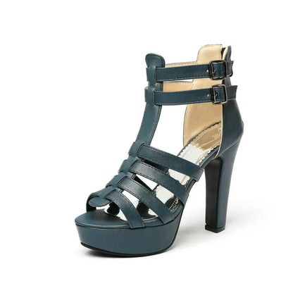 Gladiator-Style Platform Sandals