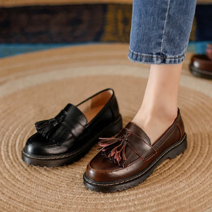 Chunky Tassel Loafers