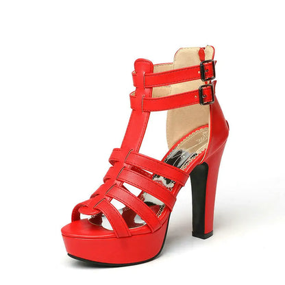 Gladiator-Style Platform Sandals