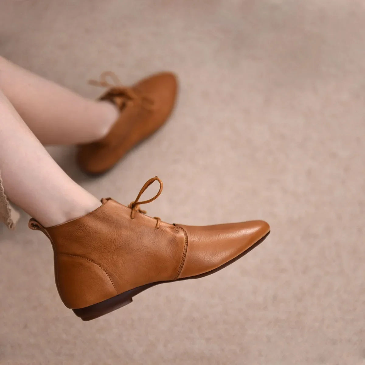 Ankle Boots Lace Up Shoes