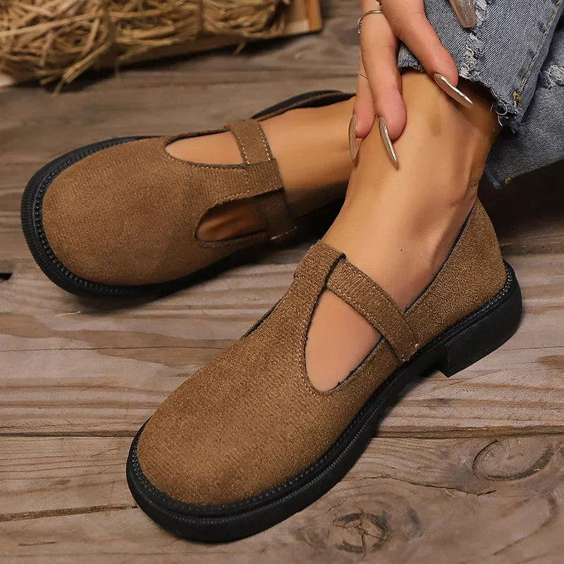 T-Strap Low Heels Mary Jane Shoes