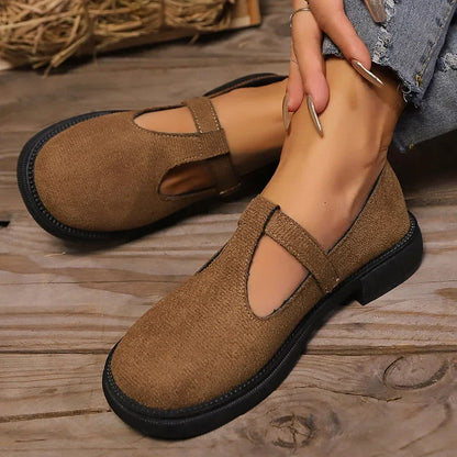 T-Strap Low Heels Mary Jane Shoes