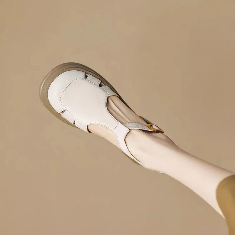 High-heeled Mary Jane Shoes