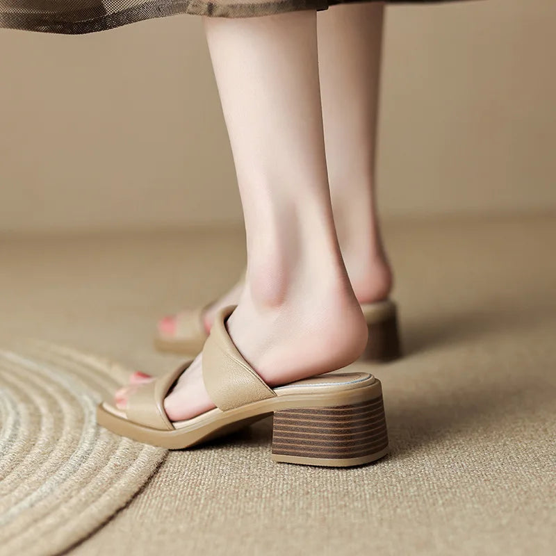 Open Toe High-Heel Sandals