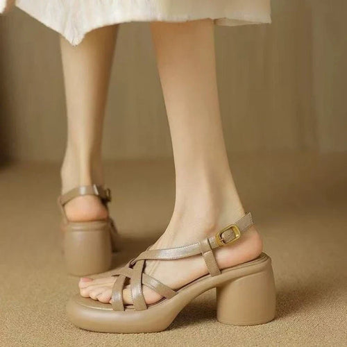 Platform Buckle Sandals