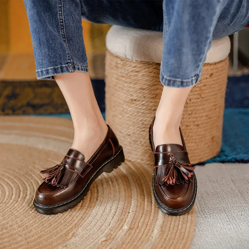 Chunky Tassel Loafers